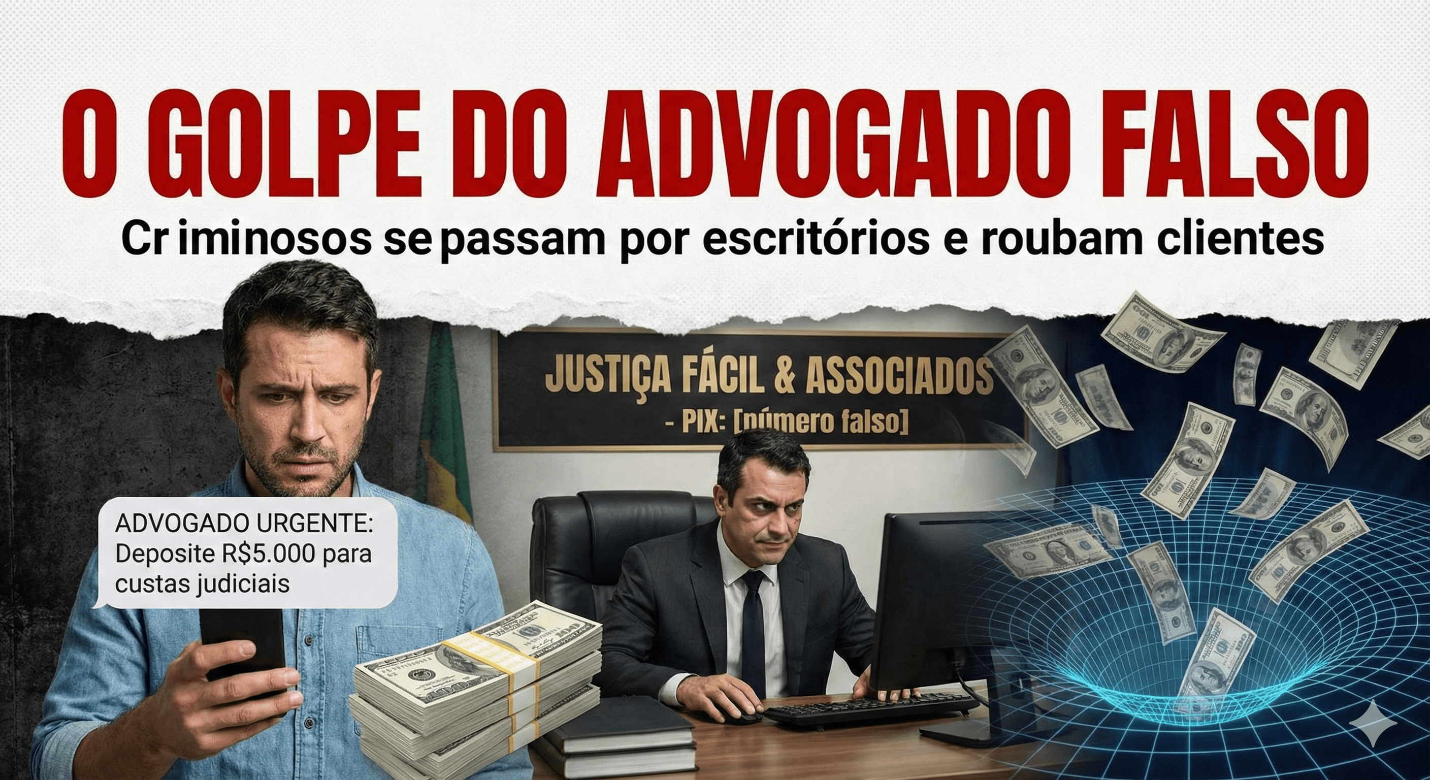 O "Golpe do Advogado Falso": Como identificar e se proteger