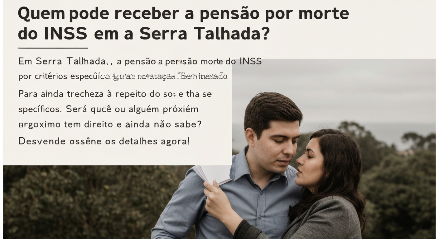 Quem pode receber a pensão por morte do INSS em Serra Talhada?